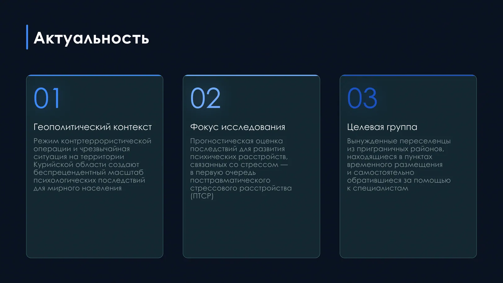 ПТСР — презентация — 2